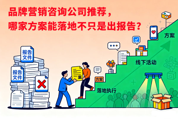 品牌營銷咨詢公司推薦，哪家方案能落地不只是出報告？